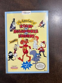 The Adventures of Rocky & Bullwinkle and Friends Nintendo Nes Complete CIB