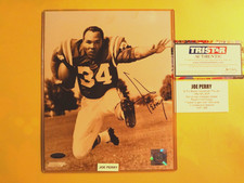 JOE PERRY SAN FRANCISCO 49ers AUTOGRAPH PHOTO 8 X 10 TRISTAR COA