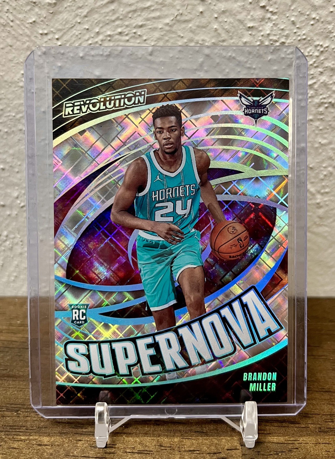 Brandon Miller 2023-24 Panini Revolution #10 Supernova Cosmic /99 RC Hornets