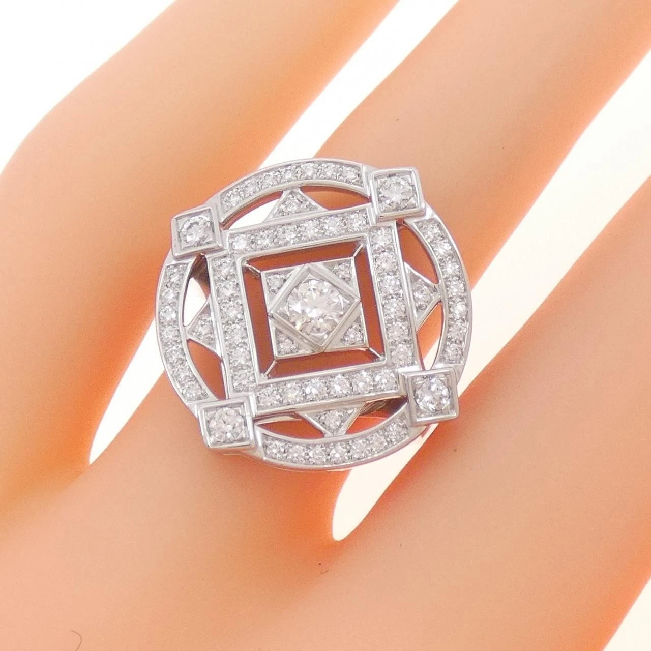 Autentico anello con corona Cartier India Mysterie #270 004 019 2083