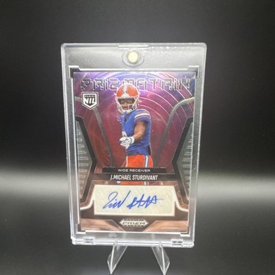 2025 Panini Prizm Black Prizmatrix J. Michael Sturdivant Autograph PS-50