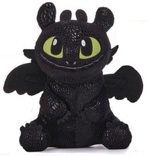 Dragons Peluche Sdentato Toothless Furia Buia seduto 22 cm alta qualità età 0+