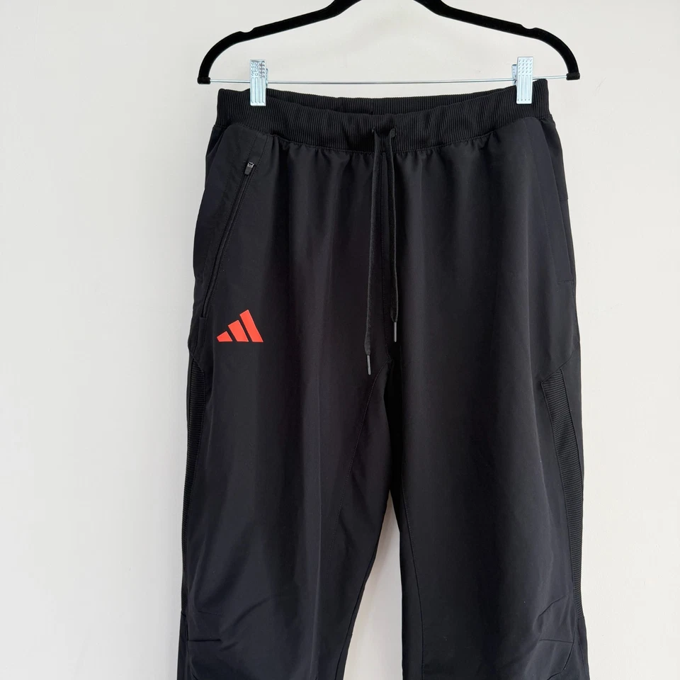 Miami Hurricanes Adidas Pants Mens Medium Black Team Issued Player ID 94 Joyce - Image 2 of 4