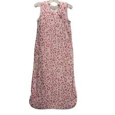 Kyte Baby Sleep Sac Sleveless Pink Leopard EUC Bamboo 1.0 TOG Size M