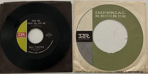 Mel Carter~ Hold Me, Thrill Me, Kiss Me/A Sweet Little Girl/45-NM Vinyl/NMLabels