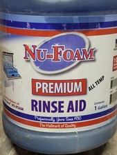 Nu-Foam Premium Rinse Aid Stainless Steel, Concentrated, 1 Gallon Bottle