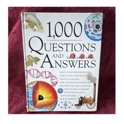 Nicola Baxter 1,000 Questions and Answers Hardcover Barnes & Noble Science Illu 
