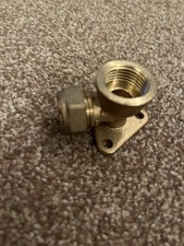 15mm Compression Back Plate Elbow