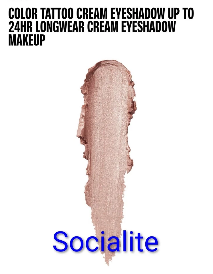 MAYBELLINE Color Tattoo Creme Eyeshadow *CHOOSE SHADE* NIB - Image 4 of 4