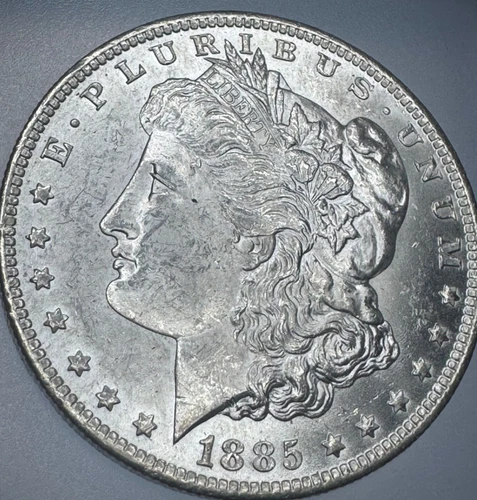 1885 O Morgan Dollar $1 US Silver Uncirculated Proof Like
