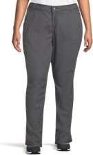 ARIAT Men's Fr Stretch Canvas Stackable Straight Leg Pant, Iron Grey - Size 26