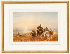 Attrib. John Frederick Taylor (1802-1891) - Watercolour, Returning Home