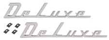 1949 1950 Chevrolet Fleetline Deluxe Front Fender Emblems New Pair 1949 1950 Chevrolet Fleetline Deluxe Front Fender Emblems New Pair