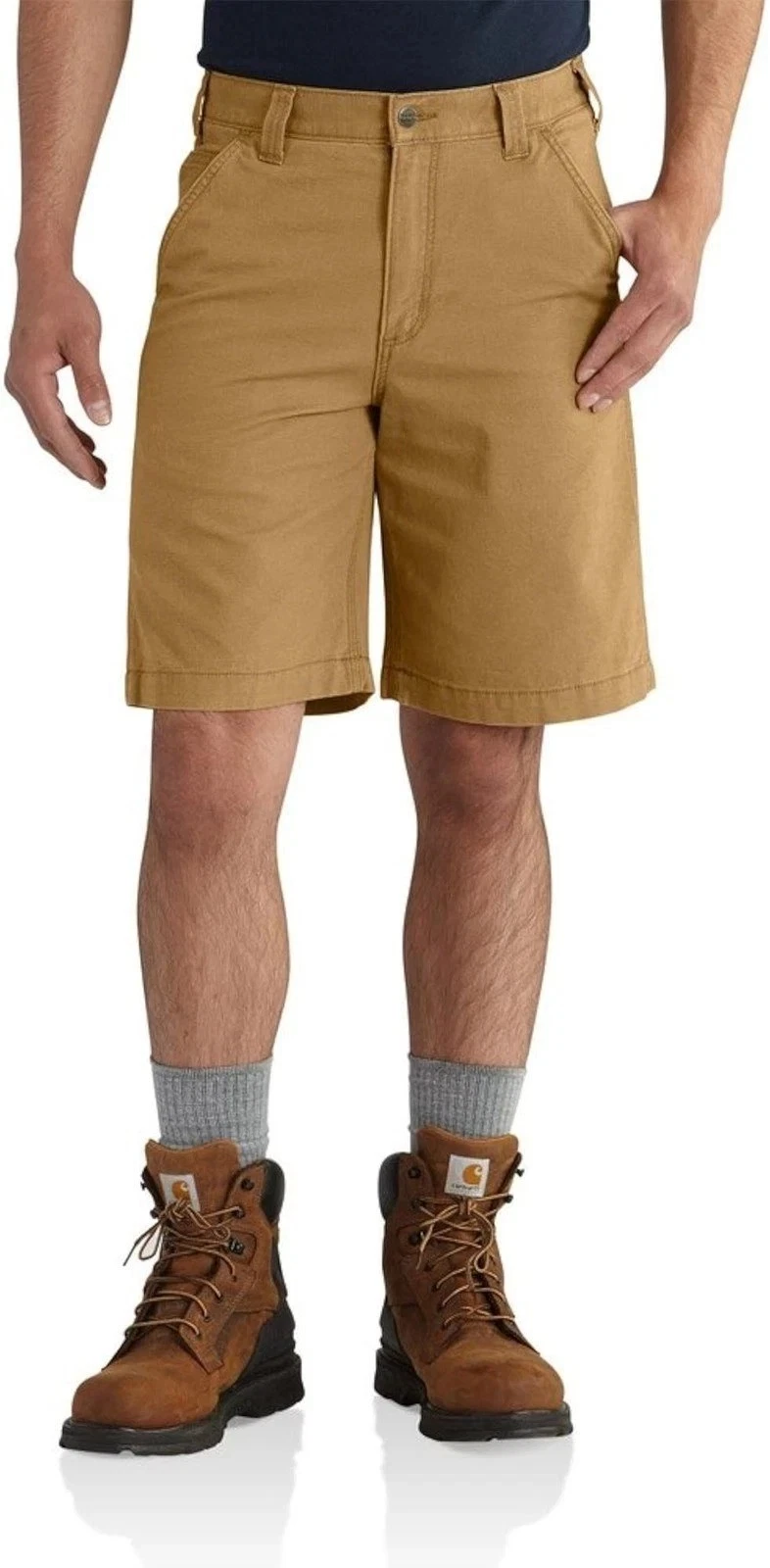 Carhartt Men's Rugged Flex Rigby Shorts Tan Brown l NEW Size 34 x 10