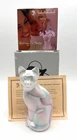Fenton Glass Cat Amethyst Slag Glass Iridized Satin Figurine Museum Collection