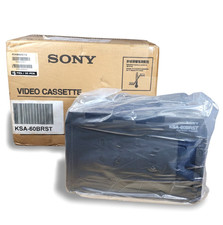 CASE of 20x NEW SEALED SONY KSA-60BRST U-Matic S Blank Tapes Broadcast Media NOS