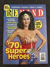 REMIND Magazine WONDER WOMAN Bionic Woman Dyna Girl Hulk Super Man Lynda Carter