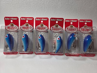 Mann's Bait Company Baby 1- (6 lures of Blue Shad)