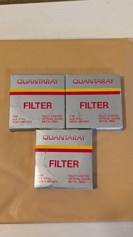 Quantaray 55mm UV, YA2 & P.L Filter Set New In Box - Image 3 of 4