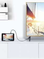 Universal MHL Micro  USB to HDMI Cable   5ft   Android TV Adapter-NEW