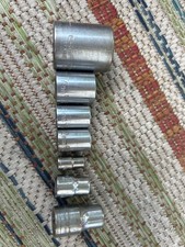 Vintage Craftsman Usa Metric Shallow Sockets Lot - Mixed V Series 7 Pcs Vintage Craftsman Usa Metric Shallow Sockets Lot - Mixed V Series 7 Pcs