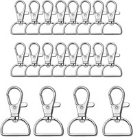 20X SchlüSselanhäNger Karabiner, D-Ring, Drehverschluss FüR Taschen, NäHprojekte
