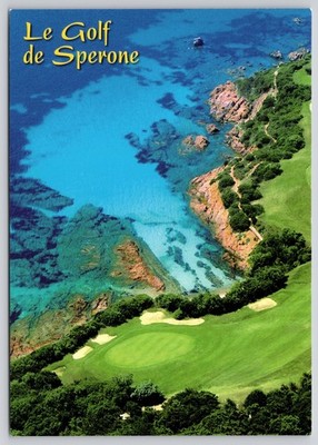 Golf de Sperone Turquoise Waters Rocky Cliffs Bonifacio France Postcard