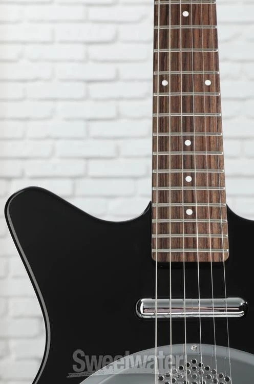 Guitarra ressonadora Danelectro '59 - Preta - Imagem 3 de 4