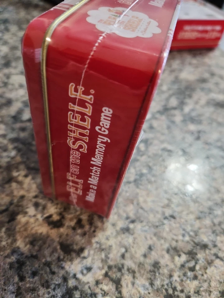 Pressman Elf on The Shelf Make a Match Game in Tin Box Brand New - Image 3 of 4