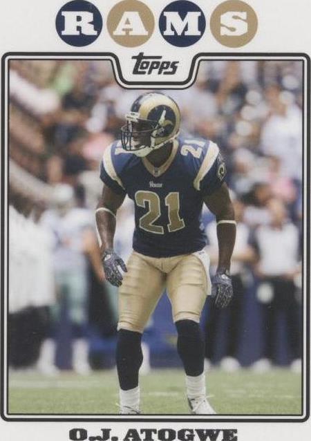 2008 Topps O.J. Atogwe #267 - 1 of 2