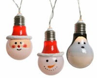 Led Lichterkette Weihnachtsmann Schneemann Girlande Weihnachtsbeleuchtung