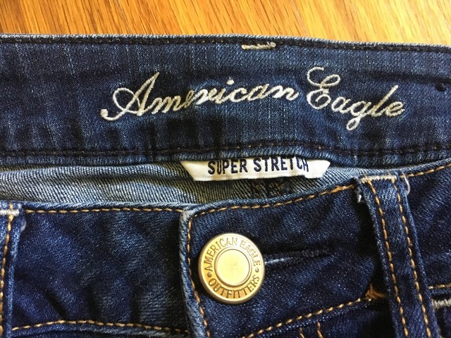 american eagle colored jeggings