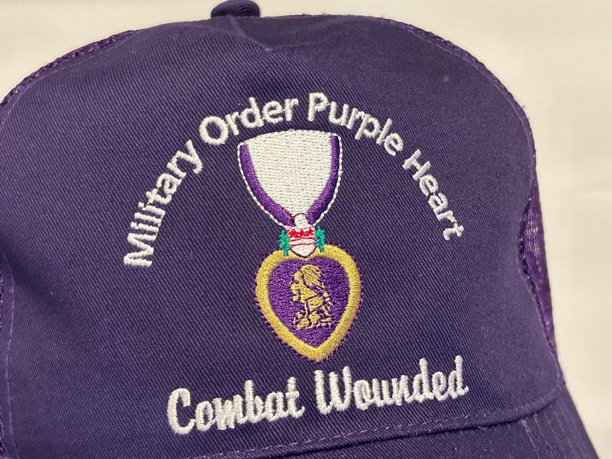 military souvenir　CAP Military Order Purple Heart Mesh Veteran Combat Wounded RARE