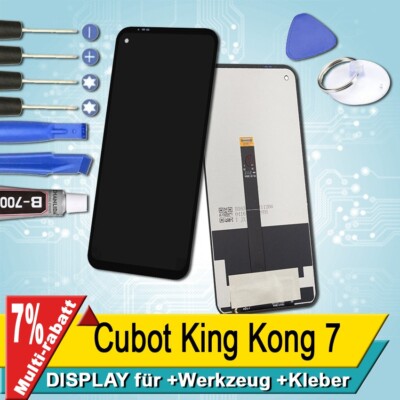 Display Für Cubot King Kong 7 Bildschirm Lcd Schwarz+