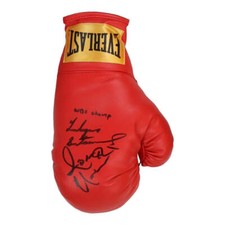 Abner Mares & Leo Santa Cruz Signed Everlast Boxing Glove Inscribed "WBC Champ"