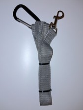 Gray Seat Belt Control Leash For Large Dog / Pets. 