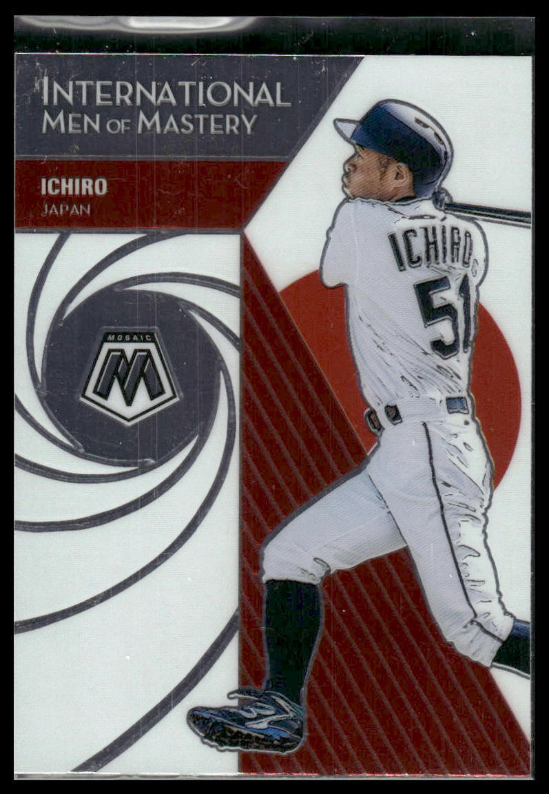 2021 Panini Mosaic #IM3 Ichiro International Men of Mastery