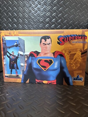 Mezco Toyz 5 Points Superman Mechanical Monsters 1941 Deluxe Boxed Set Figure