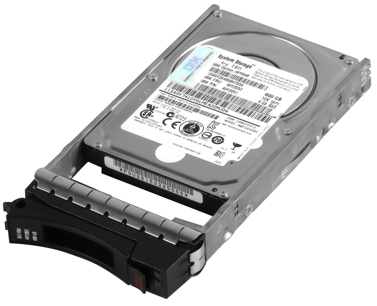 IBM 49y2051‐600?GB 10?K 2.5インチSAS 6?Gb/s HSハードドライブ IBM 49y2051‐600?GB 10?K 2.5インチSAS 6?Gb/s HSハードドライブ