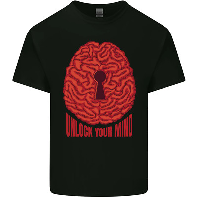 Entsperren Ihre Geist Intelligence Psychologie Kinder T-shirt Jungen Mädchen