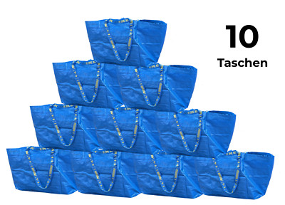 (2,00 /Tasche) IKEA FRAKTA Tasche 10stk Tragetasche 71L Tüte Transporttasche BAG