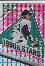 KEN GRIFFEY JR. 1990's Stars RARE PINK PRIZM $$ VARIATION Baseball Card MARINERS