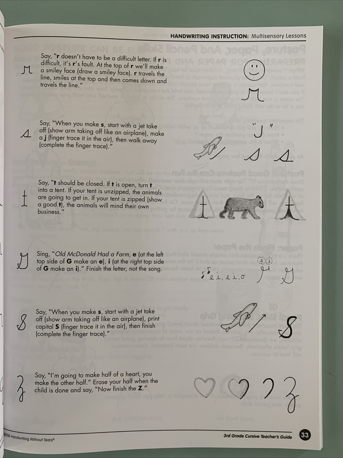 Handwriting Without Tears 3rd Grade Cursive Teacher's Guide - Free  Shipping!! | eBay