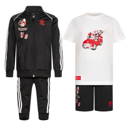 Adidas Originals X Disney Mickey Baby/Toddler Tracksuit Set New - Picture 1 of 3