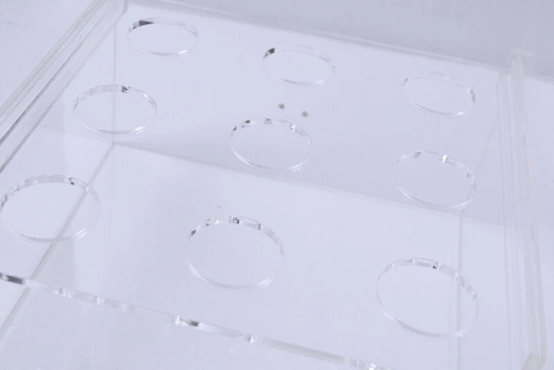 Gabinete de cono de gofre de cono de helado/gabinete transparente/acrílico/8,6"*8,6"*10,8" mejor  Foto 3 de 4