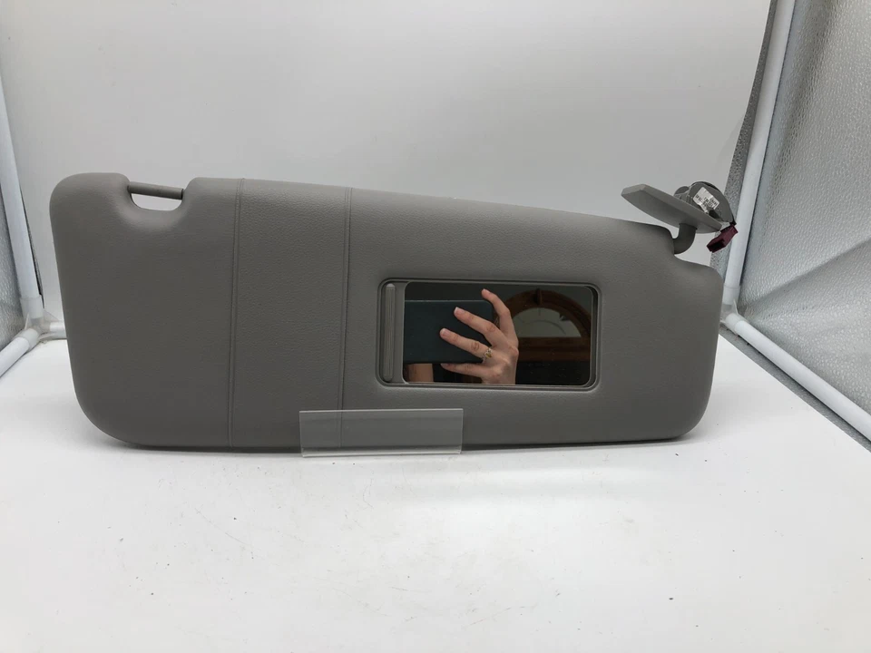 2008-2010 BMW 528i Passenger Sun Visor Gray Illuminated OEM A02B02023 - Image 2 of 4