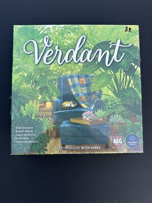 New Verdant Board Game Houseplant Puzzle Game Flatout Games AEG Sealed