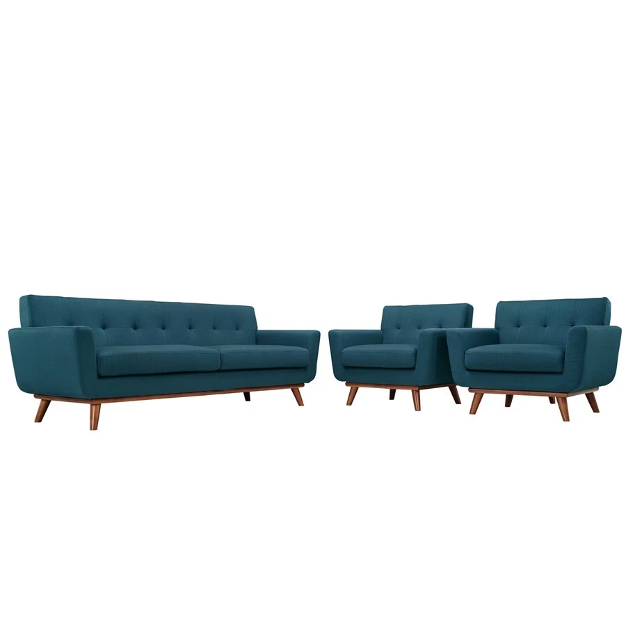 Modway Engage Armchairs and Sofa Set of 3