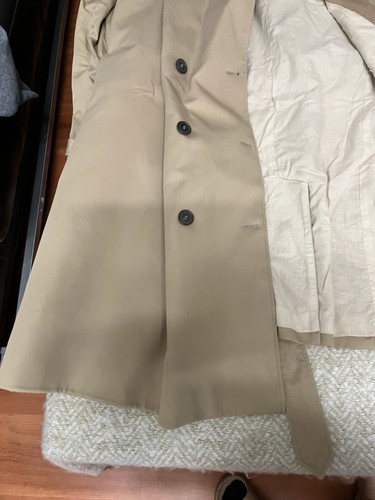 RARE Maison Martin MARGIELA Khaki Coat Cut Out Size 36 - Picture 10 of 18
