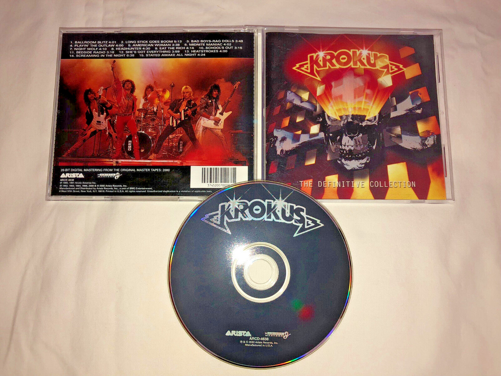 Krokus The Definitive Collection CD Heavy Metal Hard Rock Ballroom Blitz